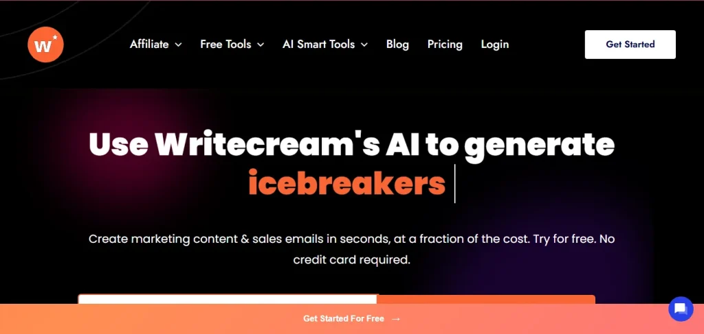 Writecream Dashboard New